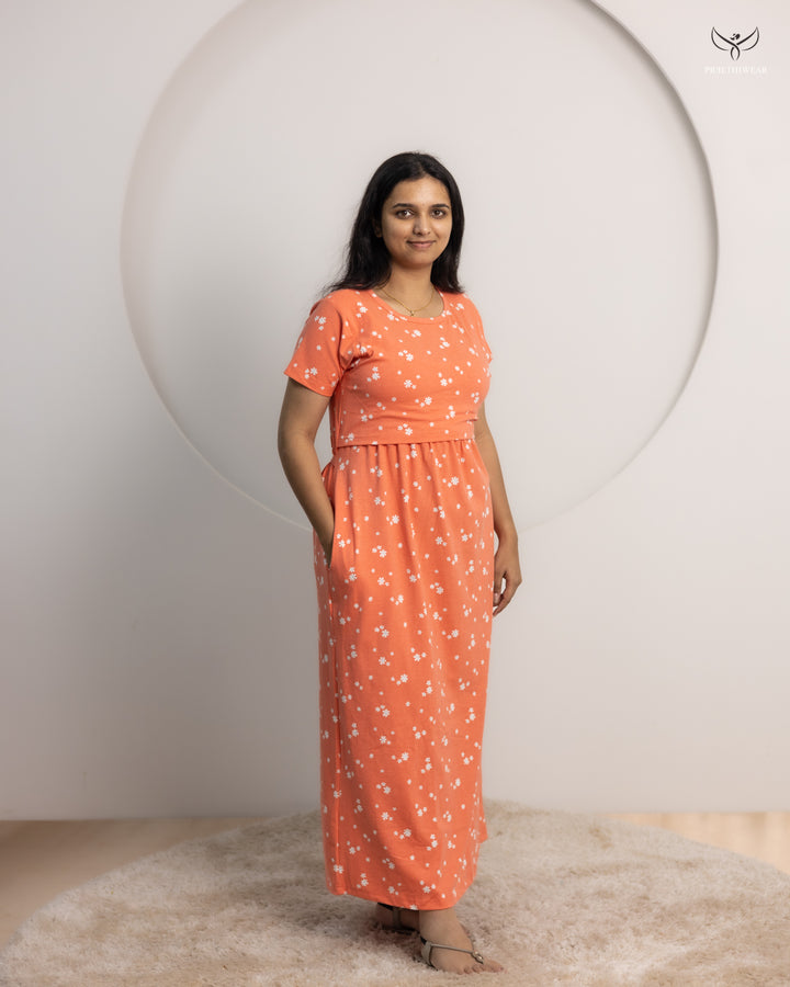 Jemimah SoftCotton Full Length Maternity Loungewear