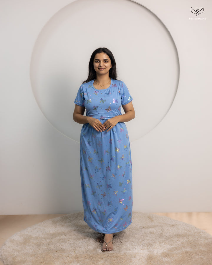 Lavika Lightweight SoftCotton Full Length Maternity Loungewear