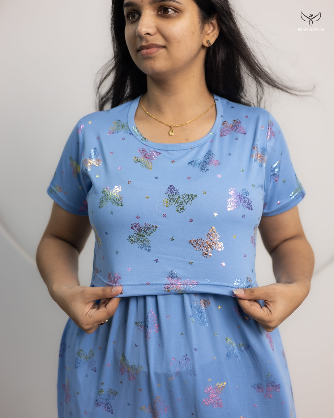 Lavika Lightweight SoftCotton Full Length Maternity Loungewear