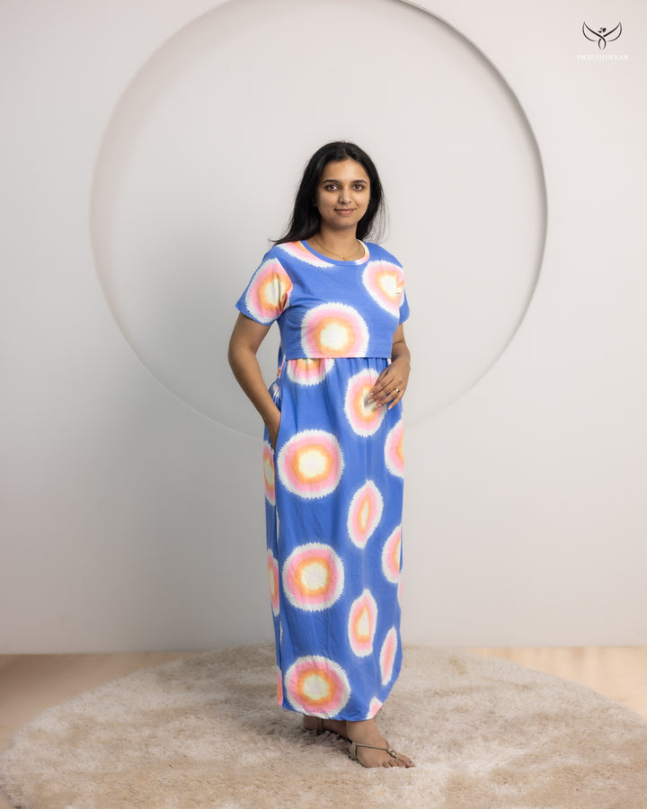 Shaliya Thick Cotton Full Length Maternity Loungewear