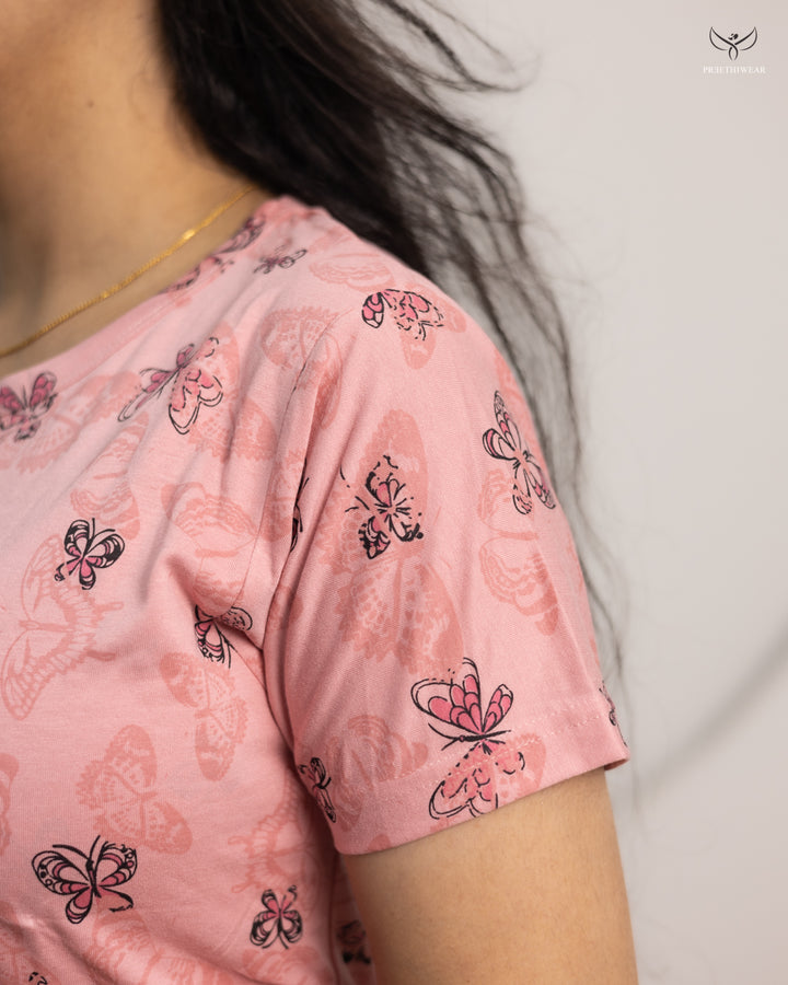 Nayira SoftCotton Calf Length Maternity Loungewear