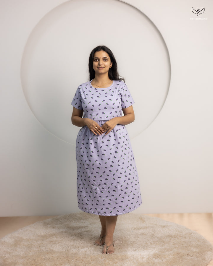 Tvarita SoftCotton Calf Length Maternity Loungewear