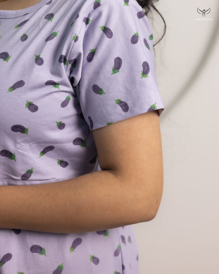 Tvarita SoftCotton Calf Length Maternity Loungewear