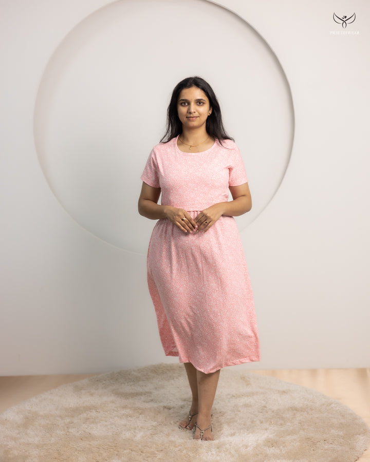 Gavesha Lightweight SoftCotton Calf Length Maternity Loungewear