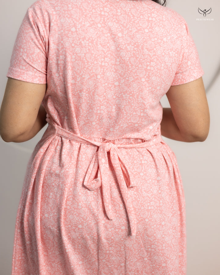 Gavesha Lightweight SoftCotton Calf Length Maternity Loungewear