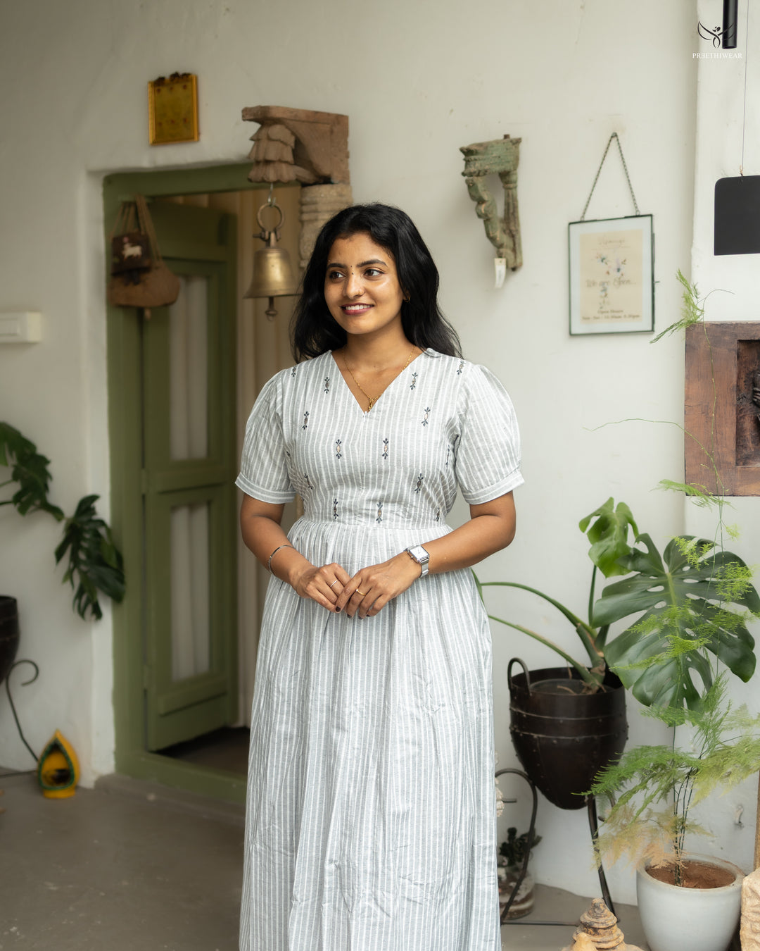 Vinu2 Maternity Dress with center Zip(PREORDER-JULY4)
