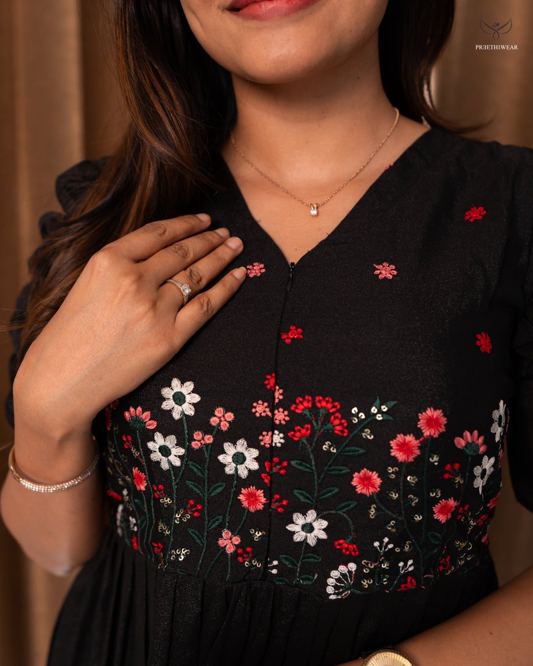 Afrin Maternity Dress with center Zip (PREORDER-OCT10)