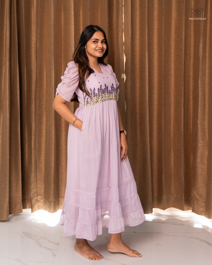 Gayana1  Maternity Dress with center Zip (PREORDER-OCT10)