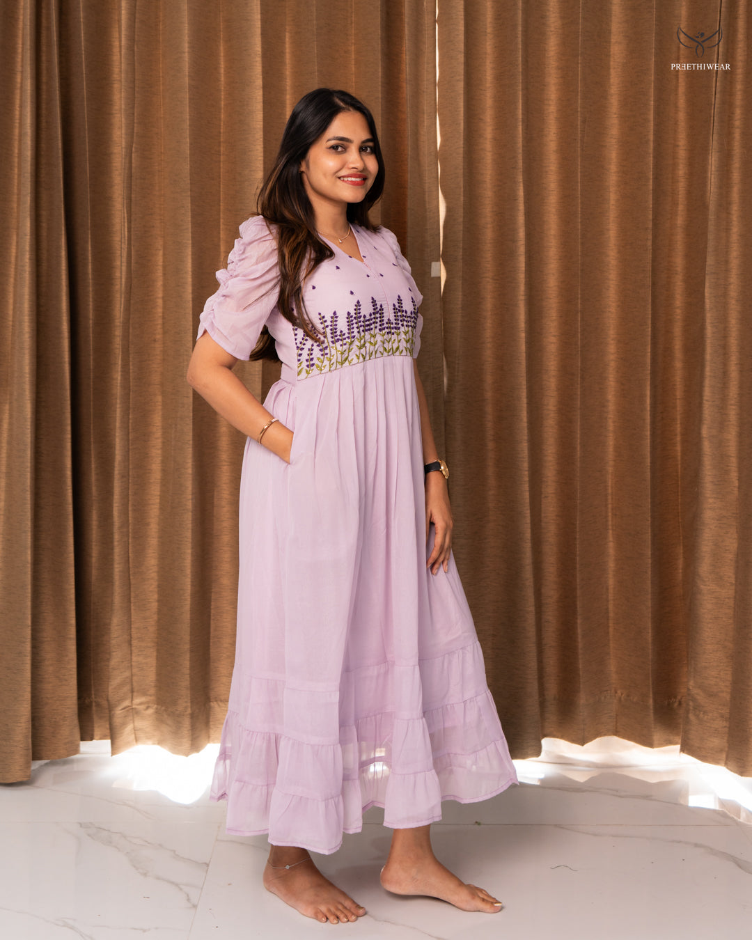 Gayana1  Maternity Dress with center Zip (PREORDER-OCT10)