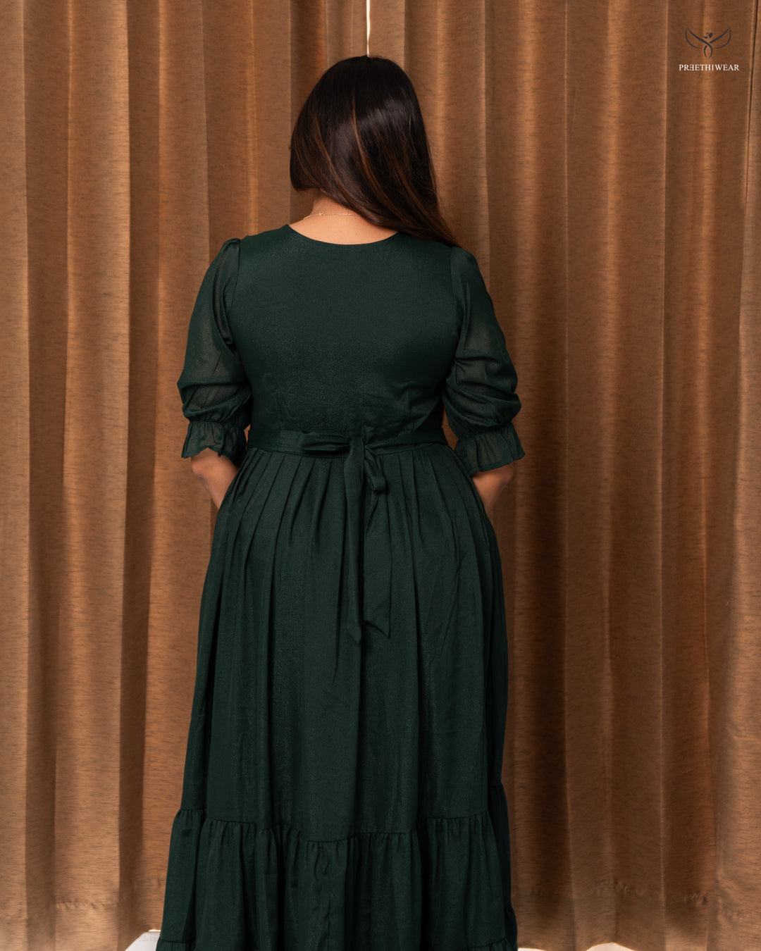 Dhvani  Maternity Dress with center Zip (PREORDER-OCT10)