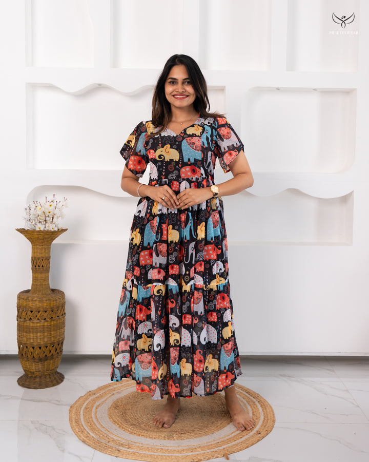 Prathi  Maternity Dress(PREORDER-NOV29)
