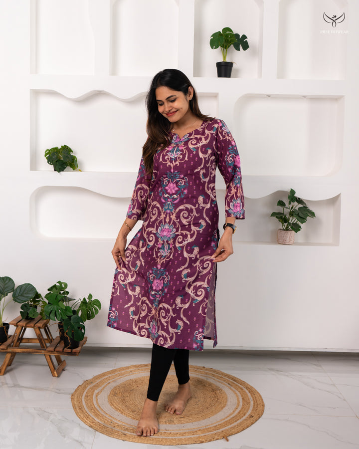 Roshni Maternity Dress with center Zip