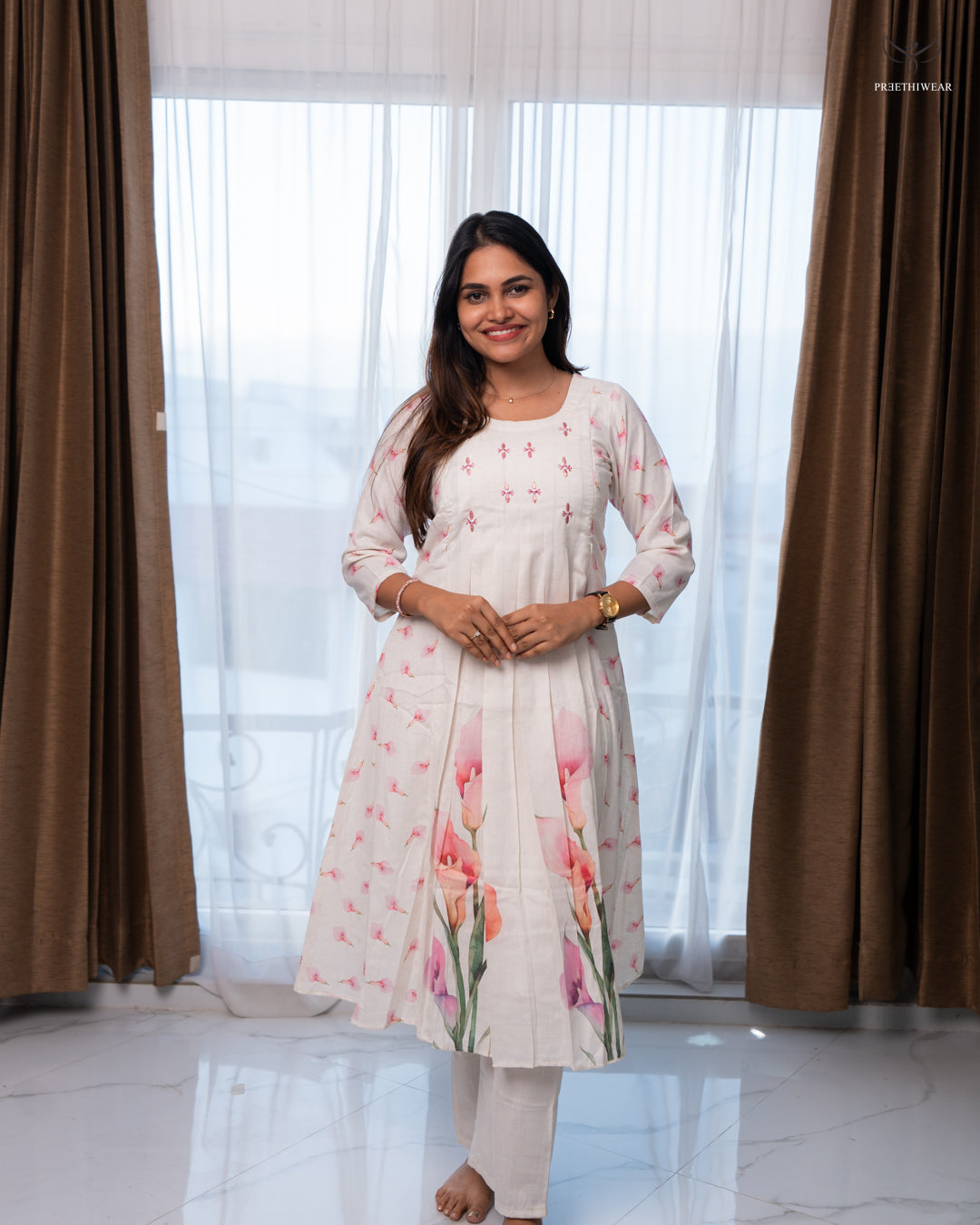 Bharathi3 Maternity Dress