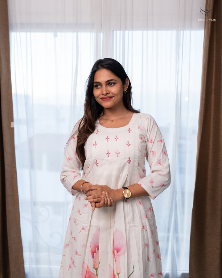 Bharathi3 Maternity Dress