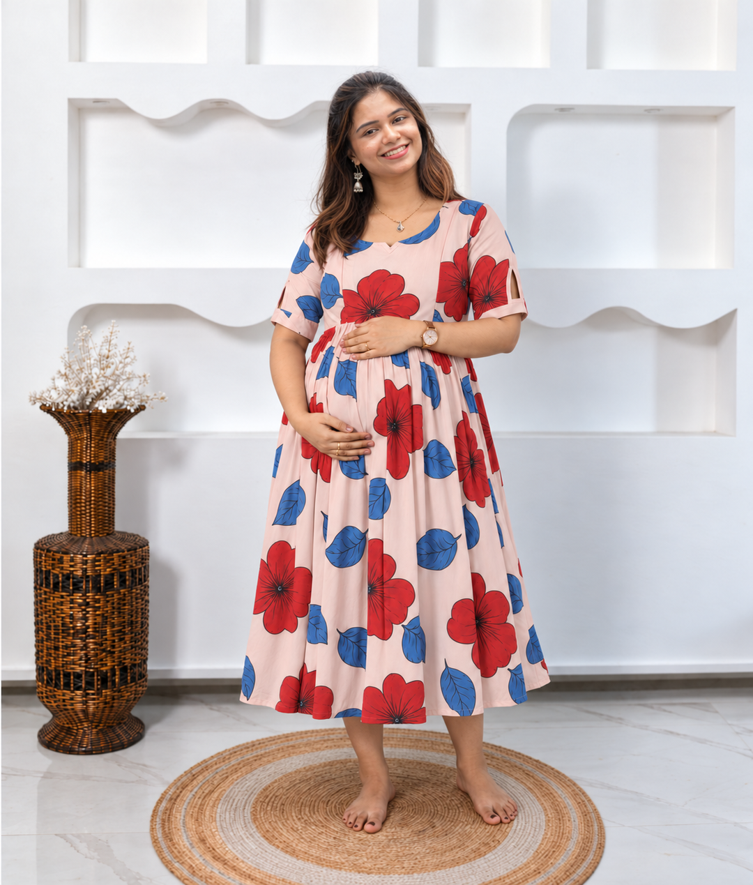Rujula Maternity Dress(PREORDER-SEP19)