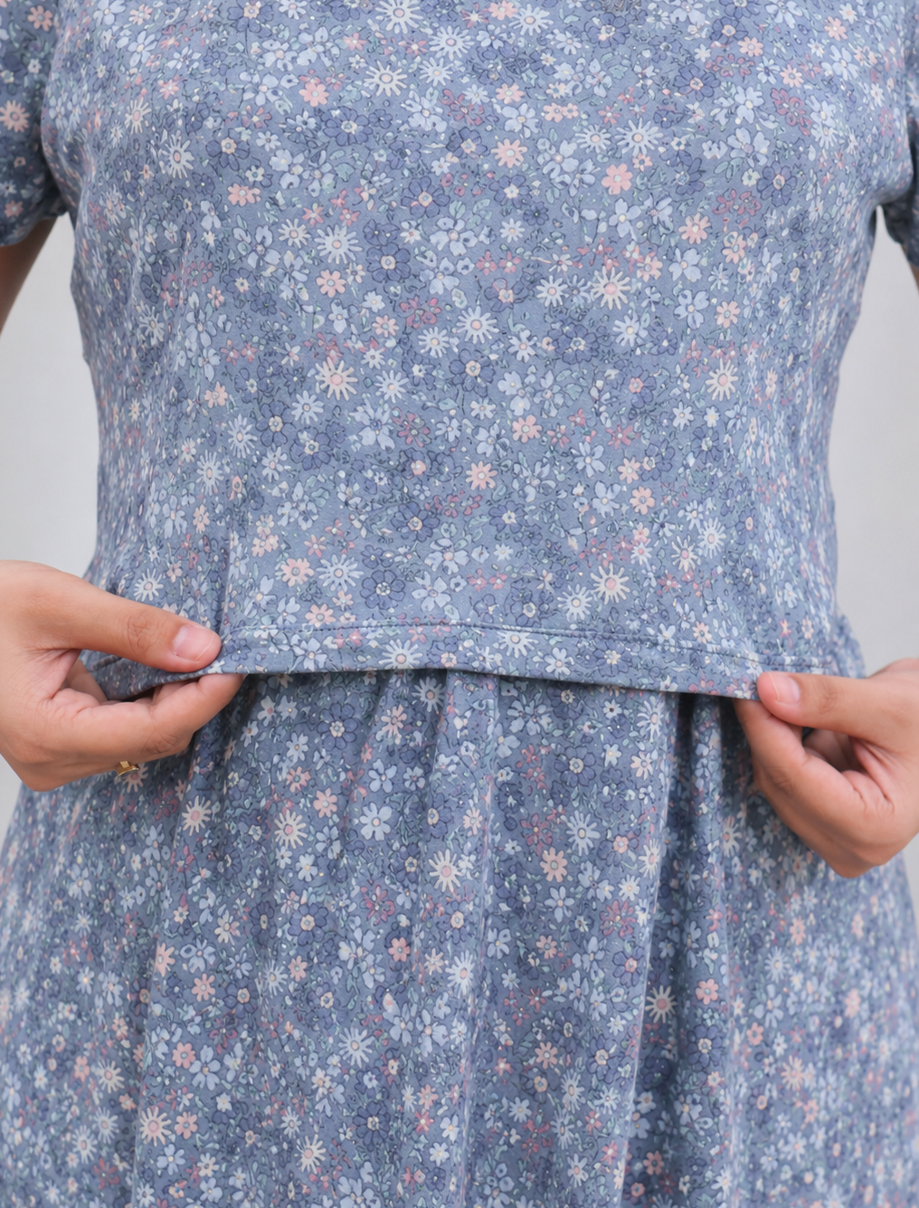 Shyni SoftCotton Full Length Maternity Loungewear