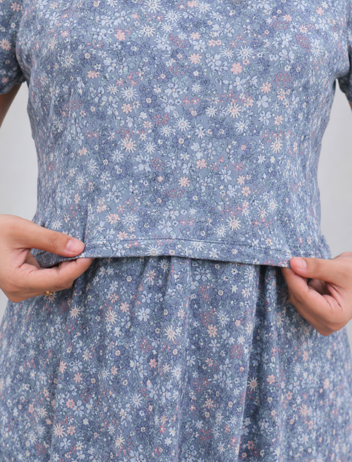 Shyni SoftCotton Full Length Maternity Loungewear