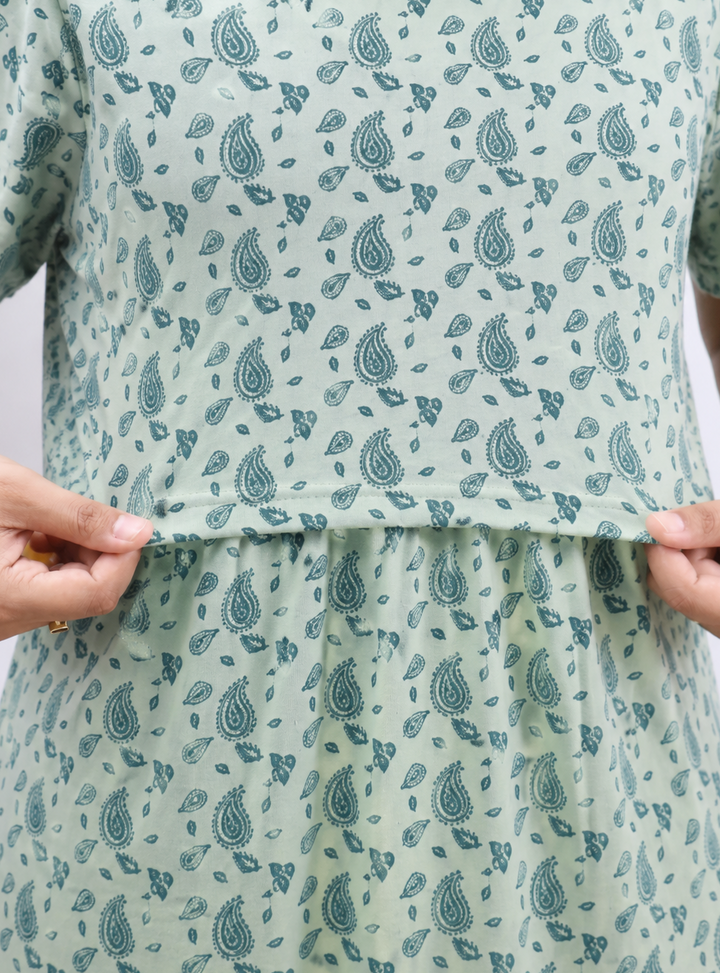 Sharanya SoftCotton Full Length Maternity Loungewear