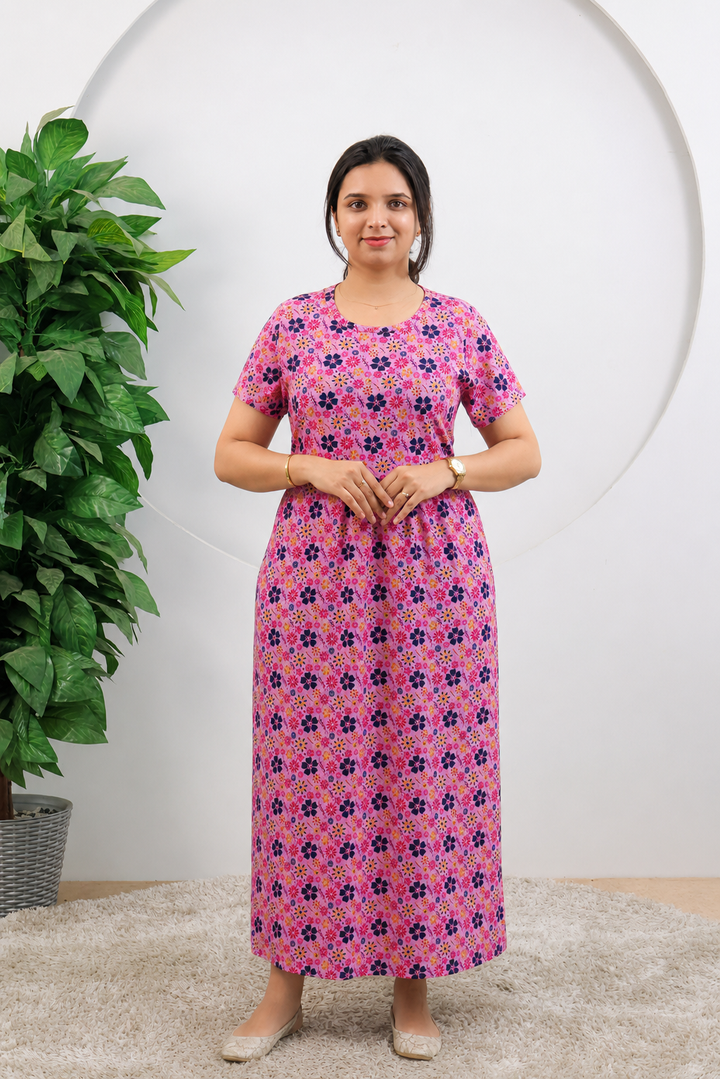 Sherin1 SoftCotton Full Length Maternity Loungewear