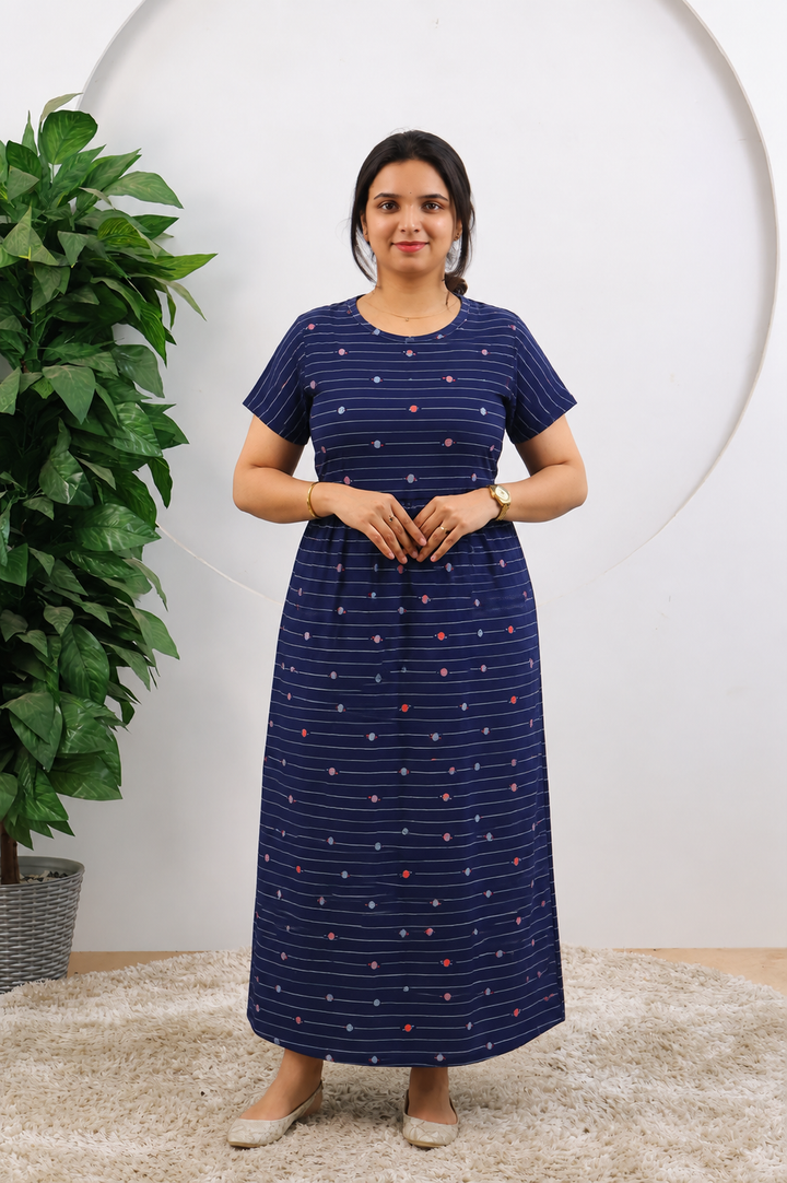 Hemlata SoftCotton Full Length Maternity Loungewear
