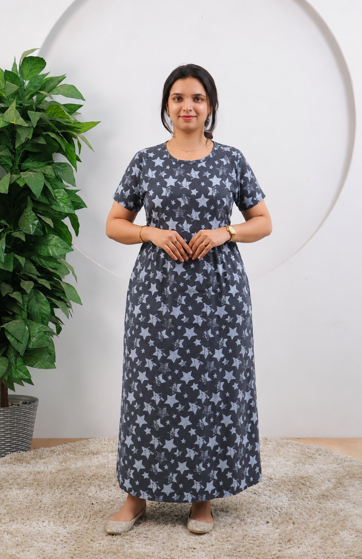 Yagavi SoftCotton Full Length Maternity Loungewear