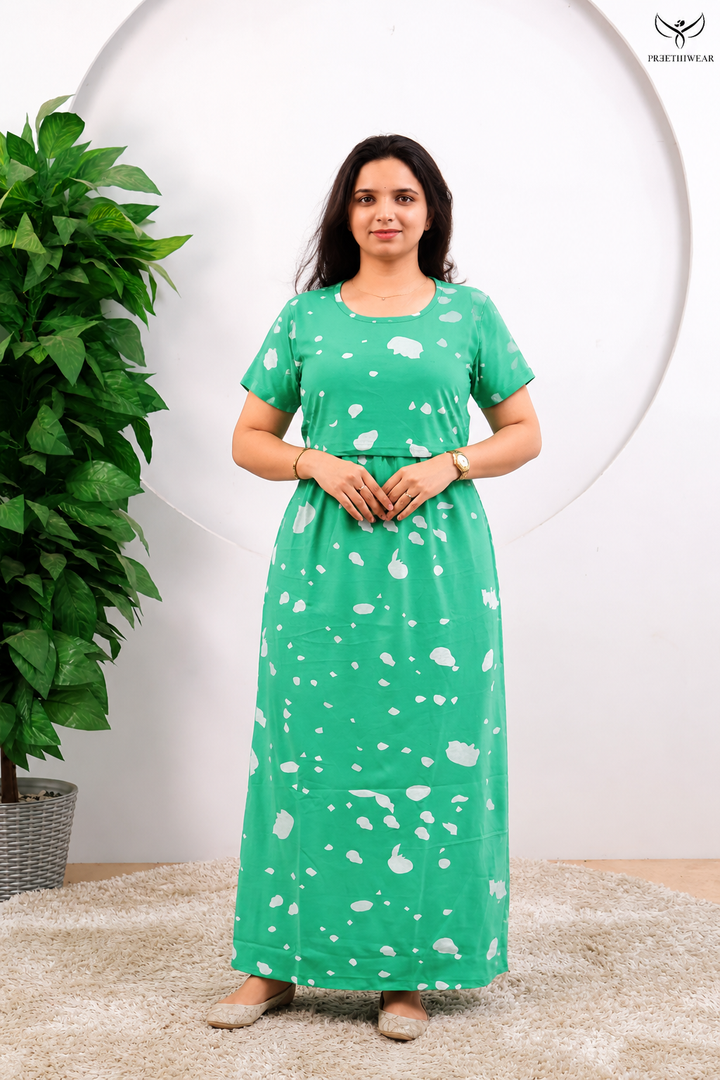 Bansal SoftCotton Full Length Maternity Loungewear