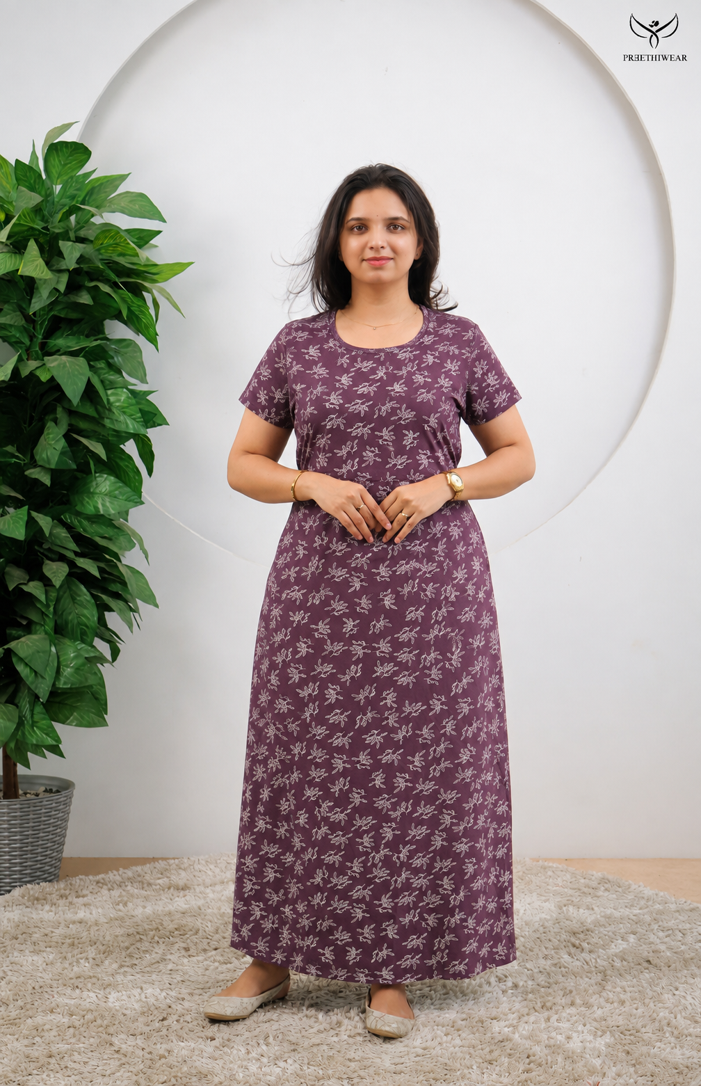 Khushi  SoftCotton Full Length Maternity Loungewear