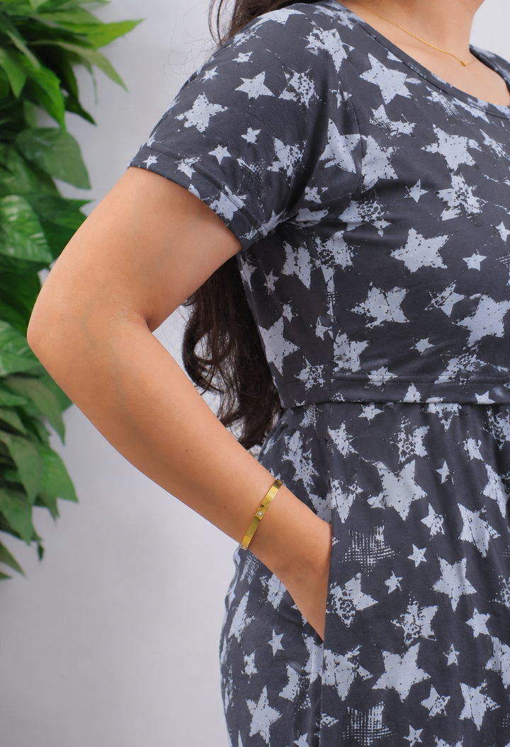 Yagavi SoftCotton Full Length Maternity Loungewear