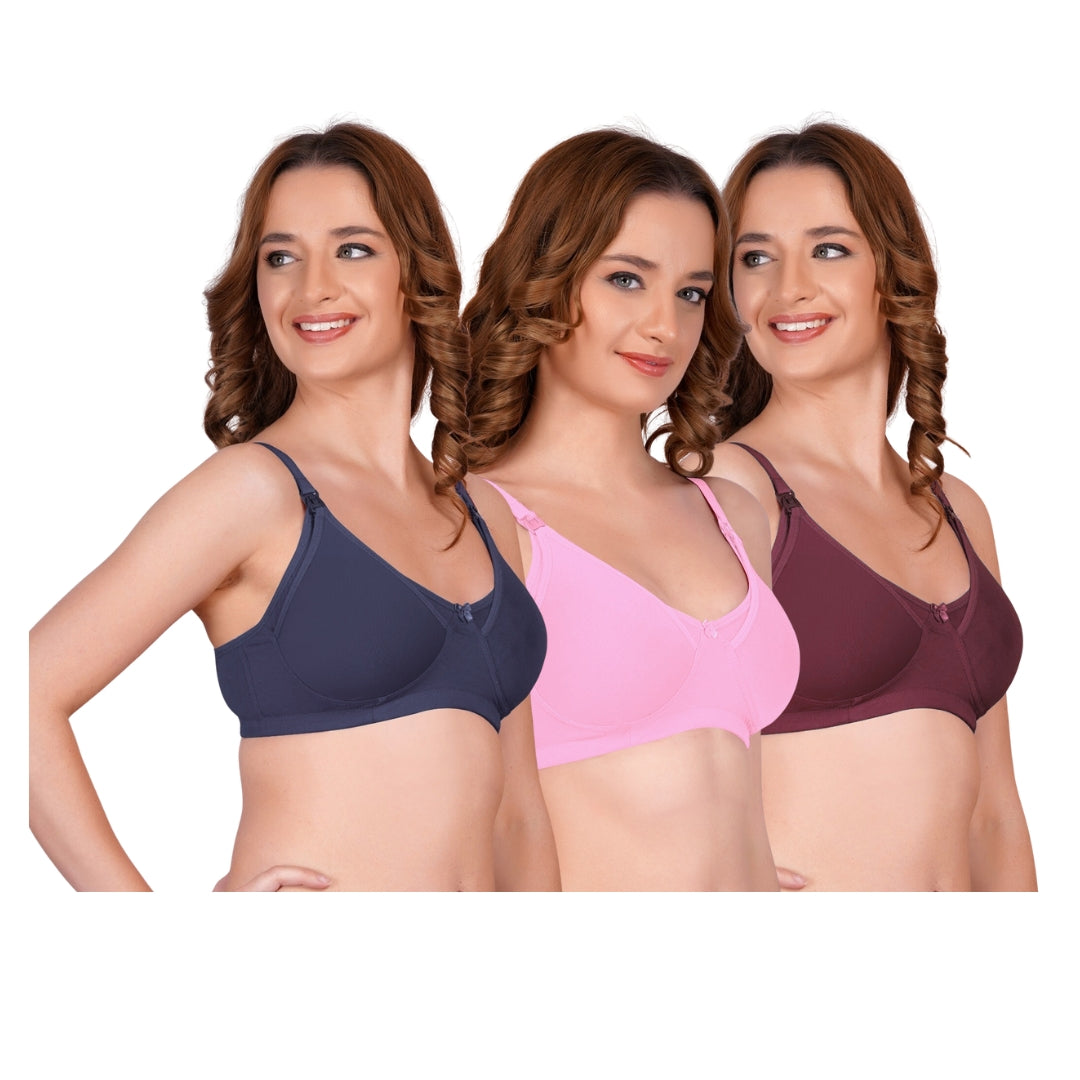 Combo Maternity Nursing Sleep Bra Pack of 3