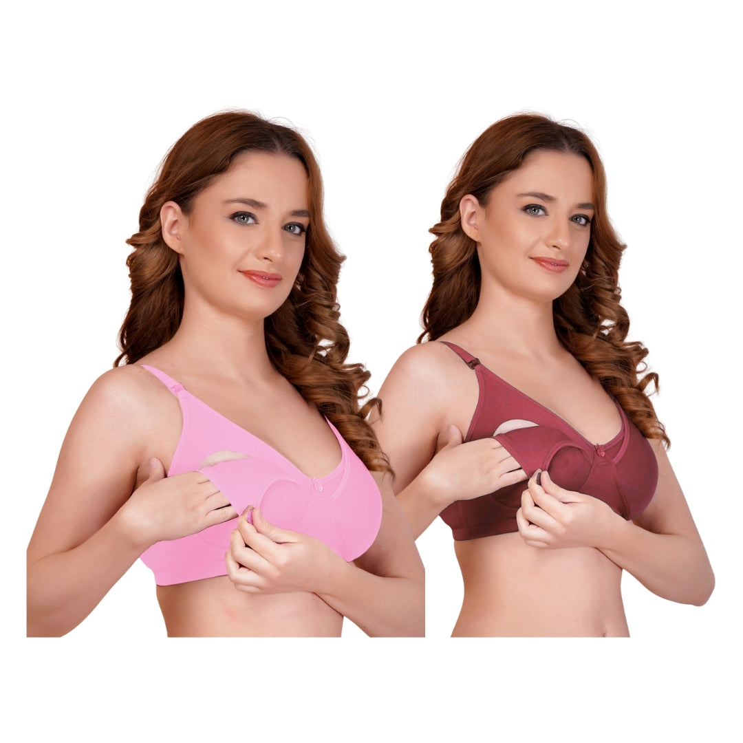 Combo Maternity Nursing Sleep Bra Pack of 2
