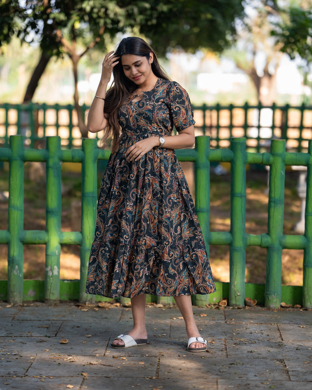 Sanju Maternity Kurthi  (PREORDER-FEB25)