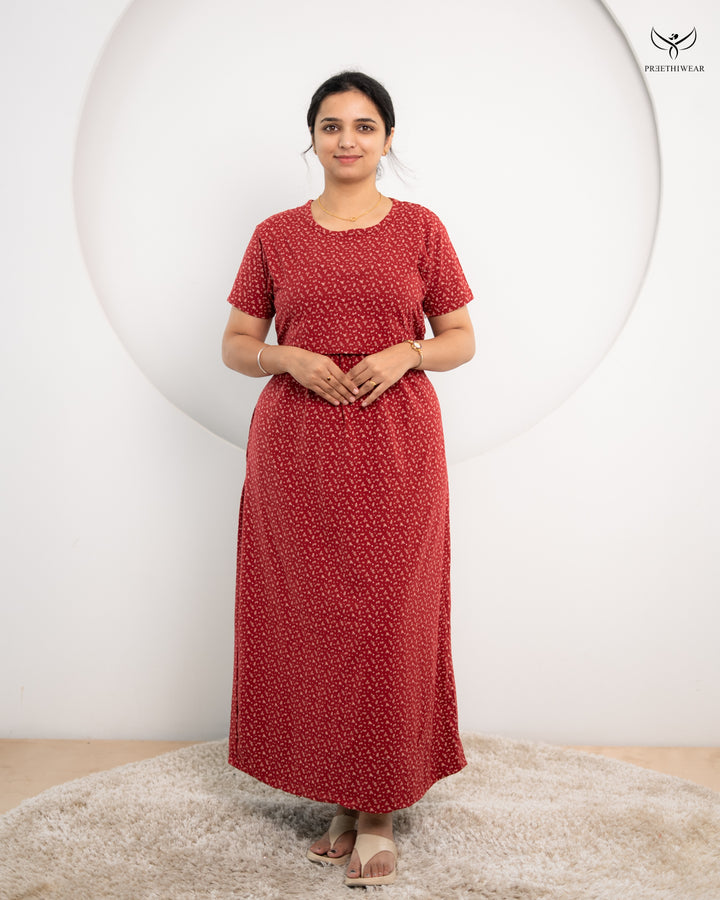 Mounica SoftCotton Full Length Maternity Loungewear