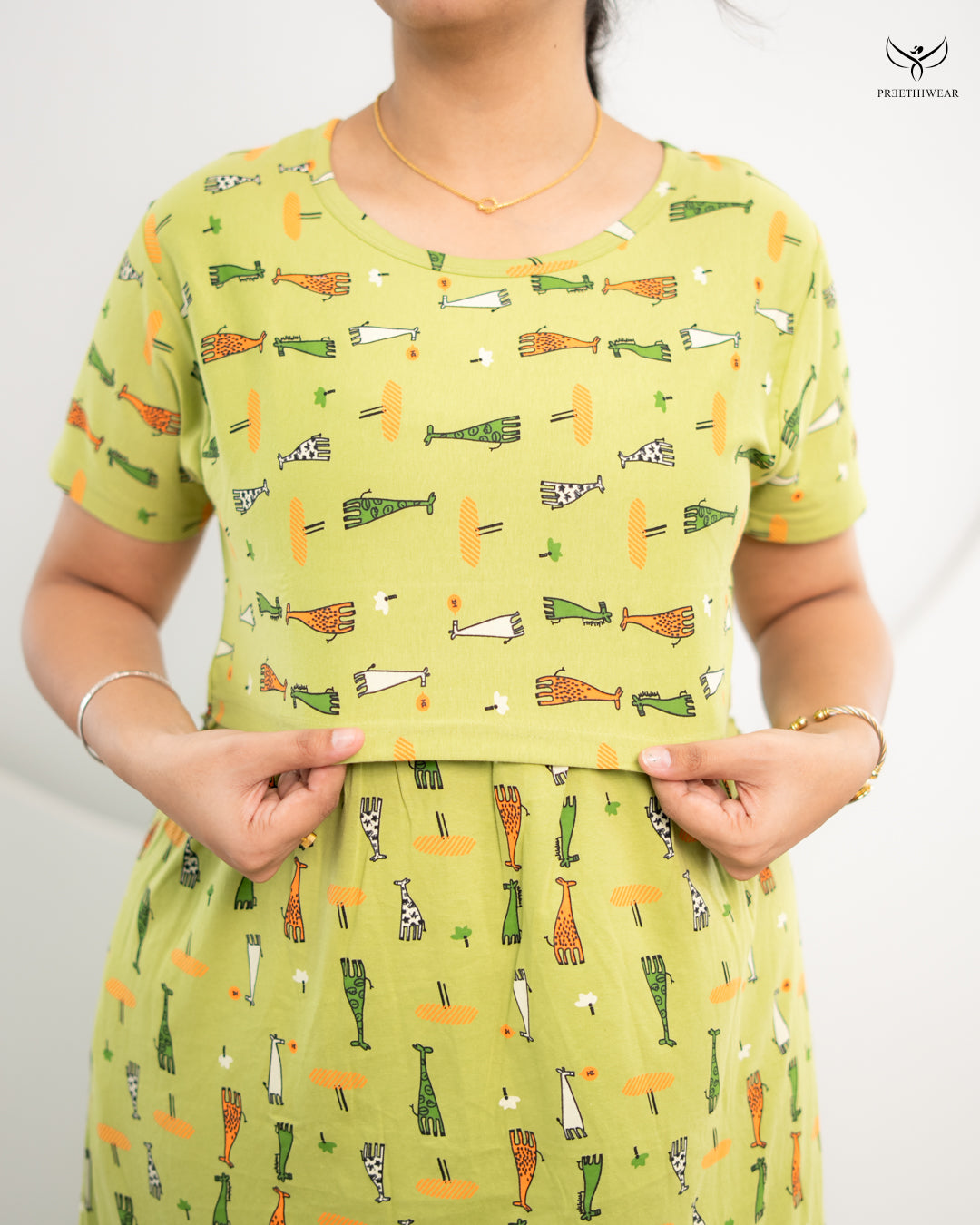 Shivi  SoftCotton Full Length Maternity Loungewear