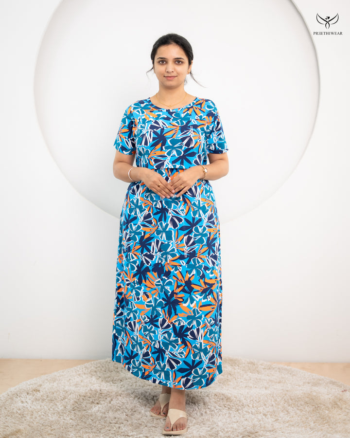 Saila SoftCotton Full Length Maternity Loungewear