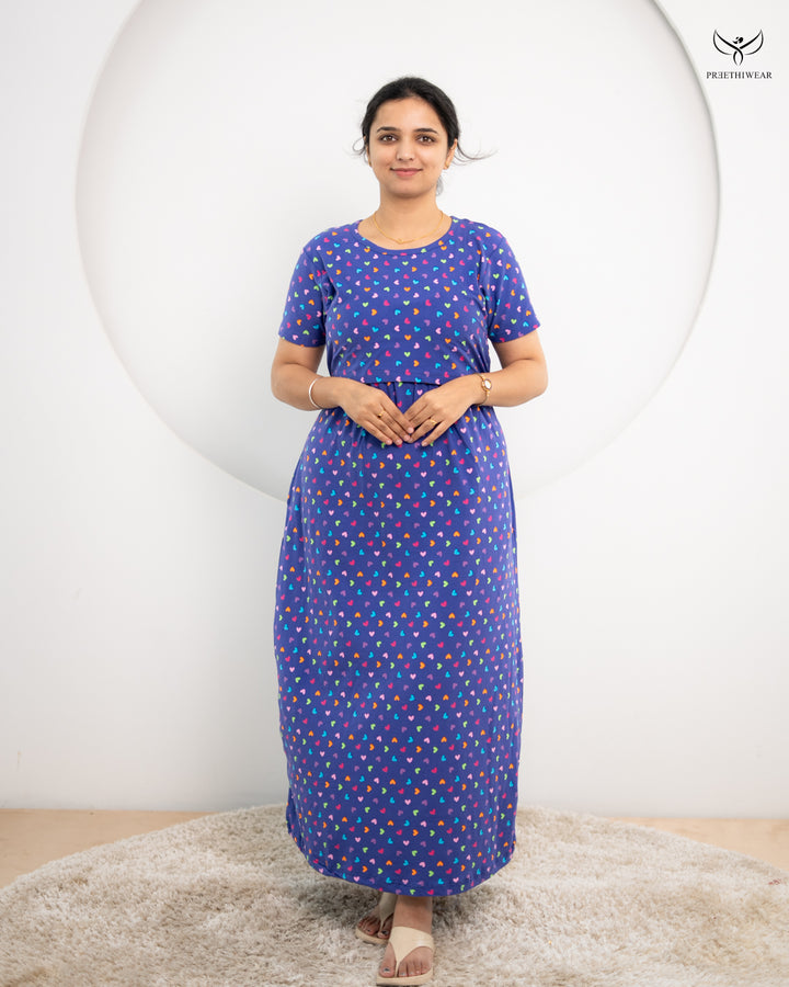 Vinya  SoftCotton Full Length Maternity Loungewear