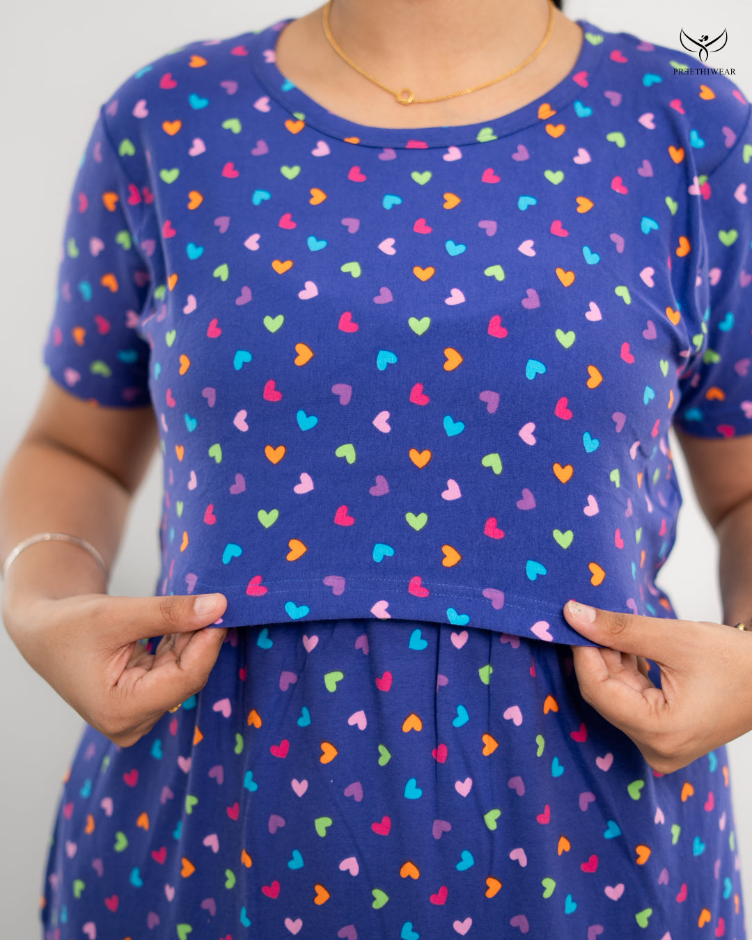 Vinya  SoftCotton Full Length Maternity Loungewear