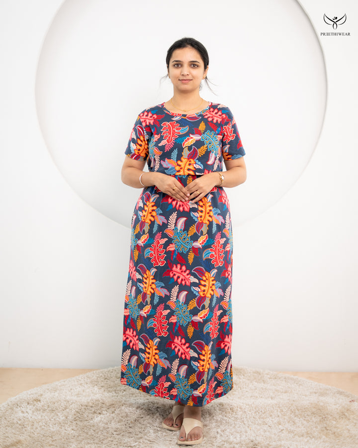 Sowjanya SoftCotton Full Length Maternity Loungewear