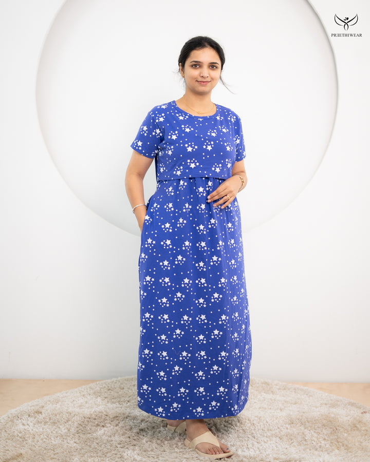 Amiza SoftCotton Full Length Maternity Loungewear