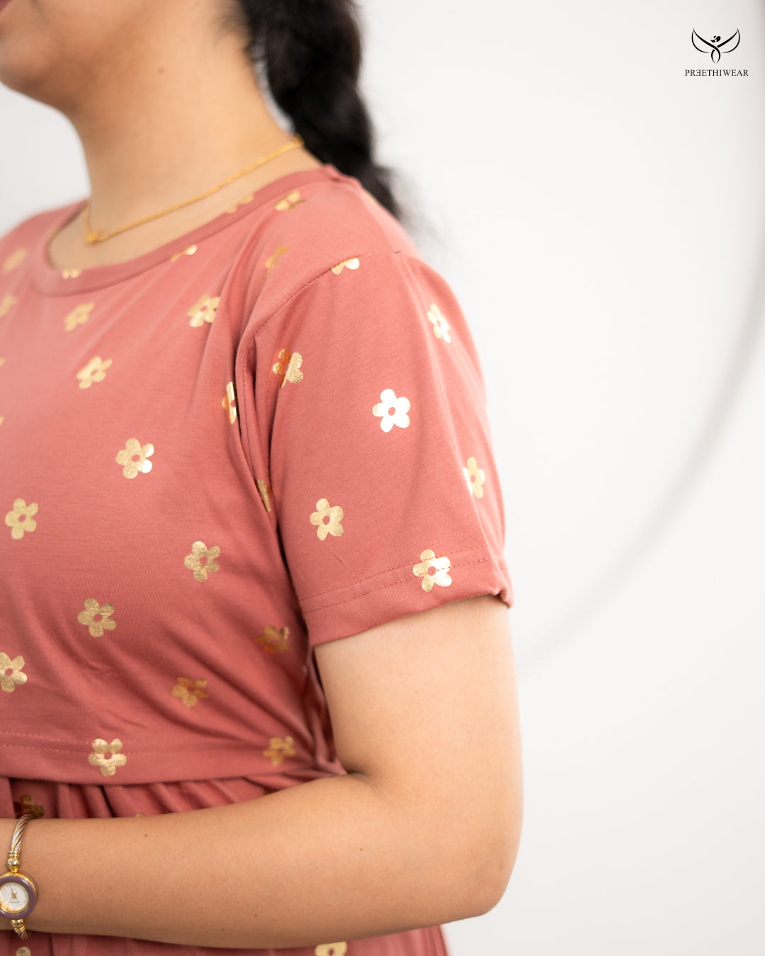 Nupur  SoftCotton Full Length Maternity Loungewear