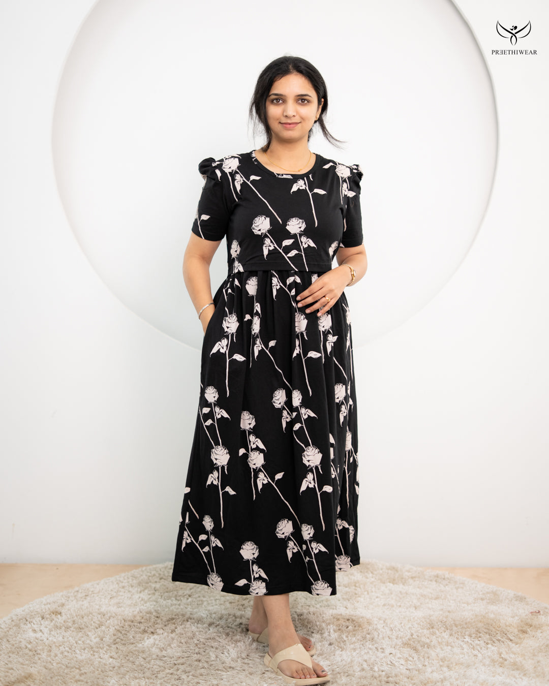 Lakshna  SoftCotton Full Length Maternity Loungewear
