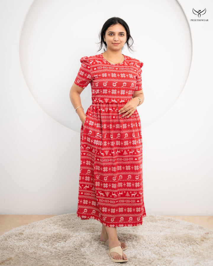 Sumiya SoftCotton Full Length Maternity Loungewear