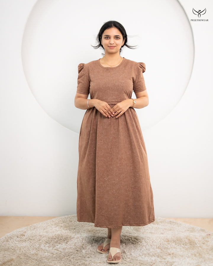 Srineela SoftCotton Full Length Maternity Loungewear