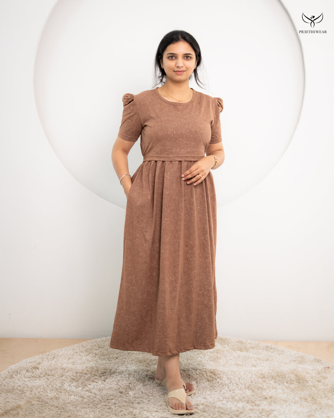 Srineela SoftCotton Full Length Maternity Loungewear