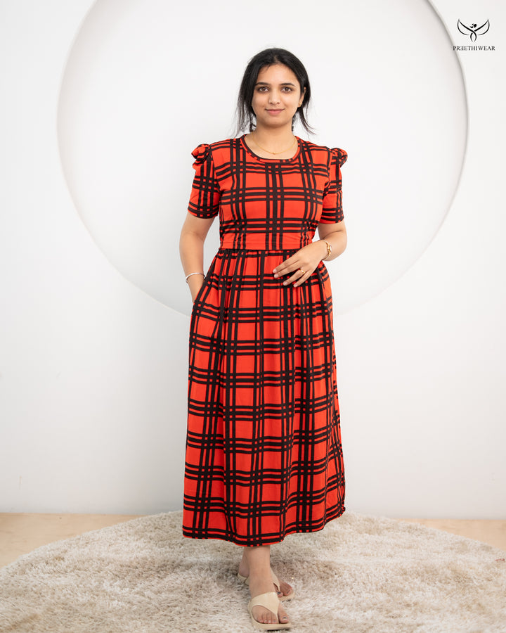 Amina SoftCotton Full Length Maternity Loungewear