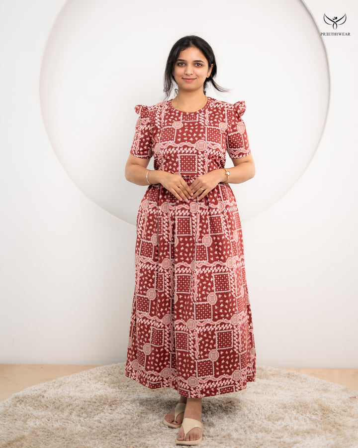 Mehala SoftCotton Full Length Maternity Loungewear