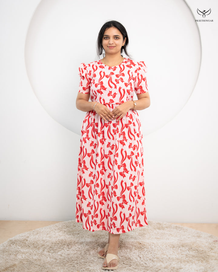Lidhiya SoftCotton Full Length Maternity Loungewear