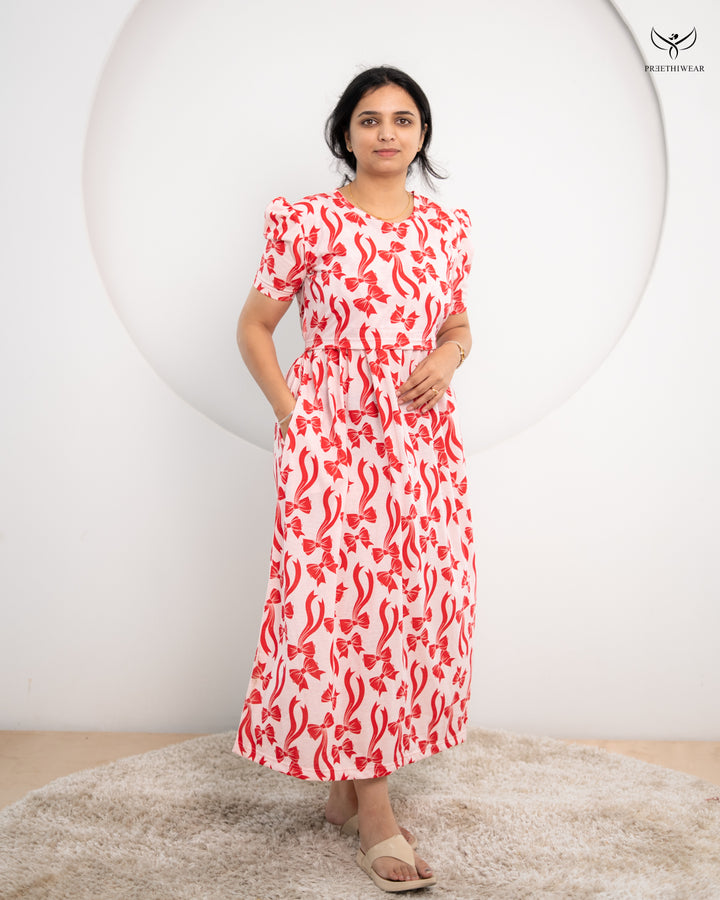 Lidhiya SoftCotton Full Length Maternity Loungewear