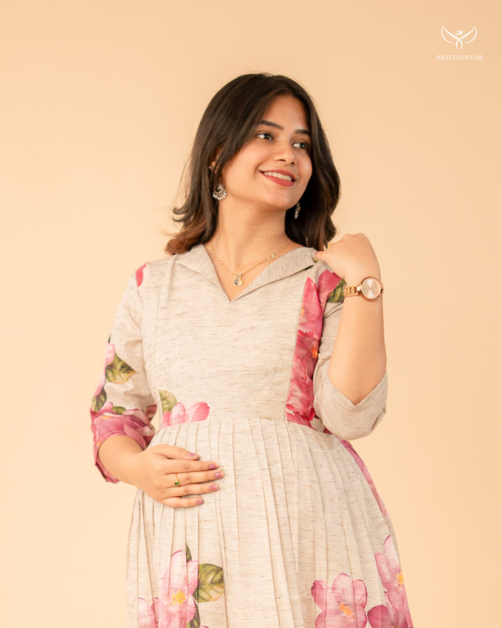 Vardhini Maternity Dress(PREORDER-SEP1)