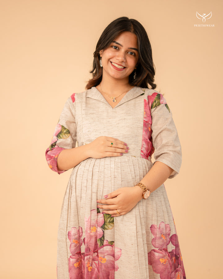 Vardhini Maternity Dress(PREORDER-SEP1)