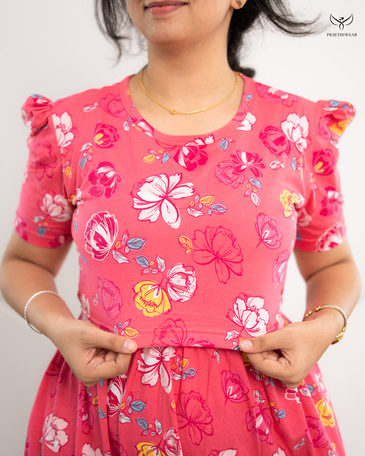 Farhana SoftCotton Full Length Maternity Loungewear